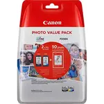 8286B006 Canon Multipack 2 Cartucce ORIGINALI (1x PG-545XL Nero + 1x CL-546XL colori) Alta Capacità + 50ff Carta Foto 10x15
