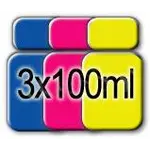 Inchiostri Universali per ricarica Cartucce Stampanti Epson 3x100ml C/M/Y
