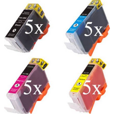 Cartucce Compatibili Canon PGI-5Bk CLI-8c/m/y