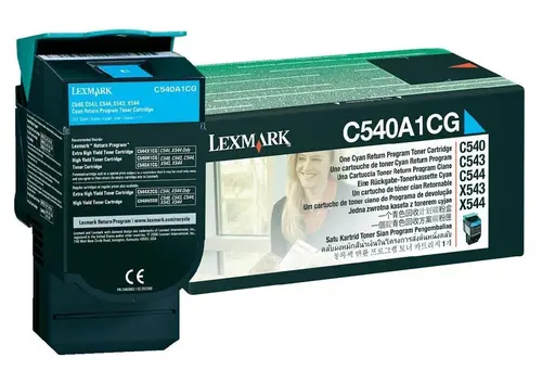 Toner ciano C540A1CG Originale Lexmark