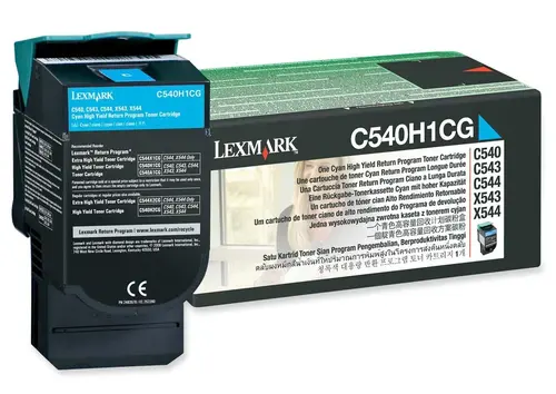 Toner ciano C540H1CG Originale Lexmark