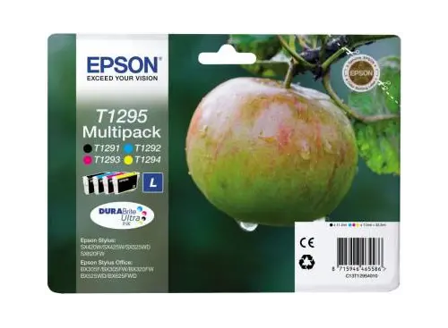 Multipack Originale Epson T1295 - 4 Cartucce Originali Epson Mela