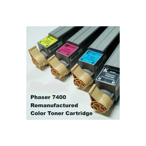 Toner rigenerati per stampante Xerox Phaser 7400 (tutti i modelli) NERO CIANO MAGENTA GIALLO