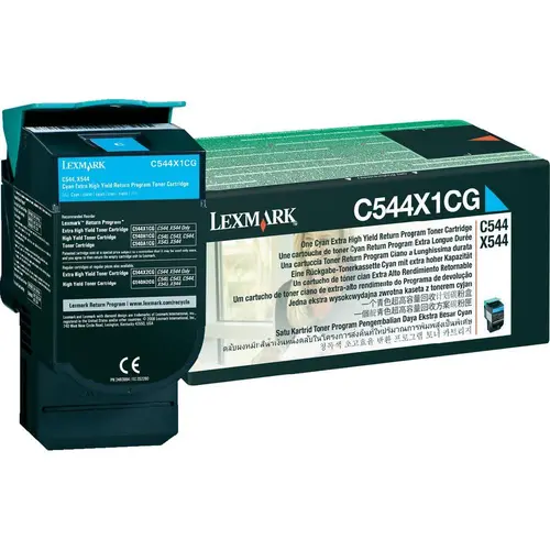 Toner ciano C544X1CG Originale Lexmark