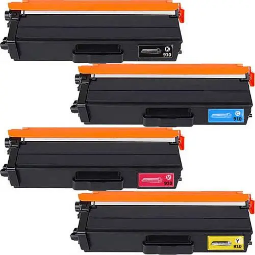 Multipack Toner BK/C/M/Y Compatibili con Brother TN-910