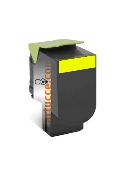 C540H Toner giallo ad alta capacità Compatibile con Lexmark C540H2YG