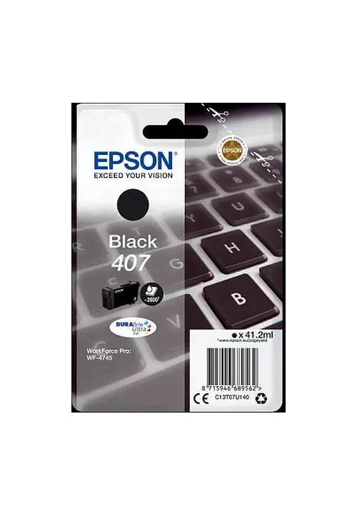 Cartuccia nero C13T07U140 originale Epson 407 serie Tastiera