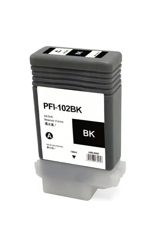 Cartuccia compatibile con Canon PFI-102BK nero