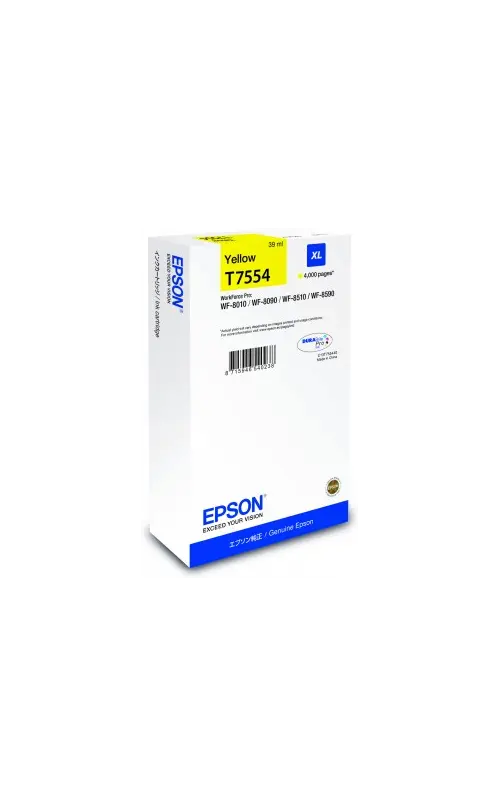 Cartuccia Originale Epson C13T755440 T7554 giallo